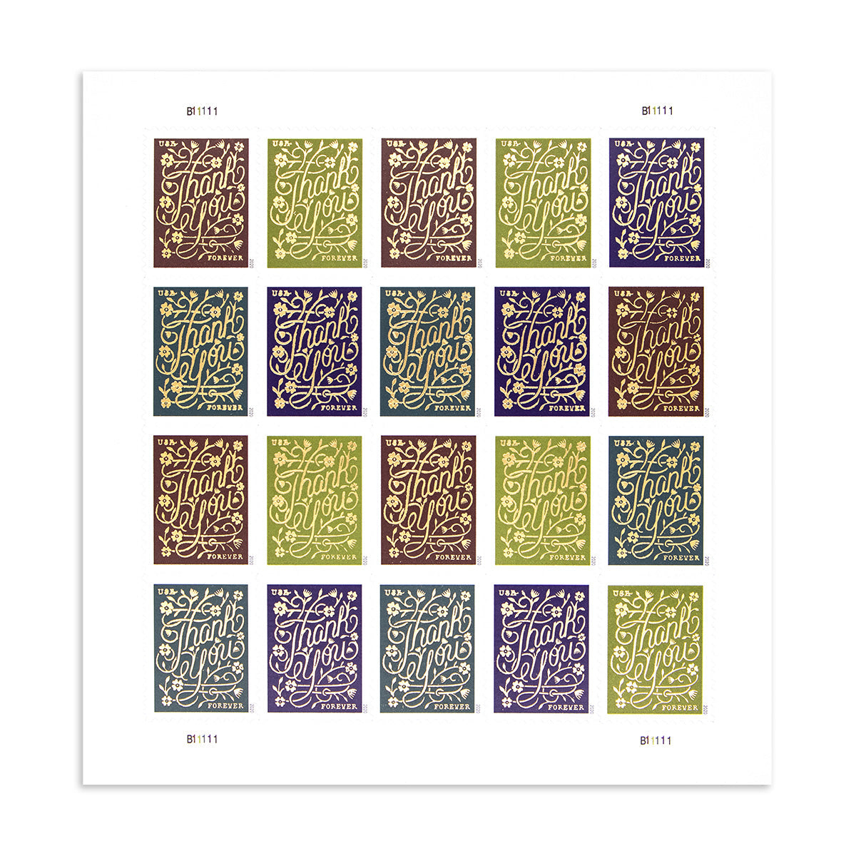 2020 Thank You Forever First Class Postage Stamps