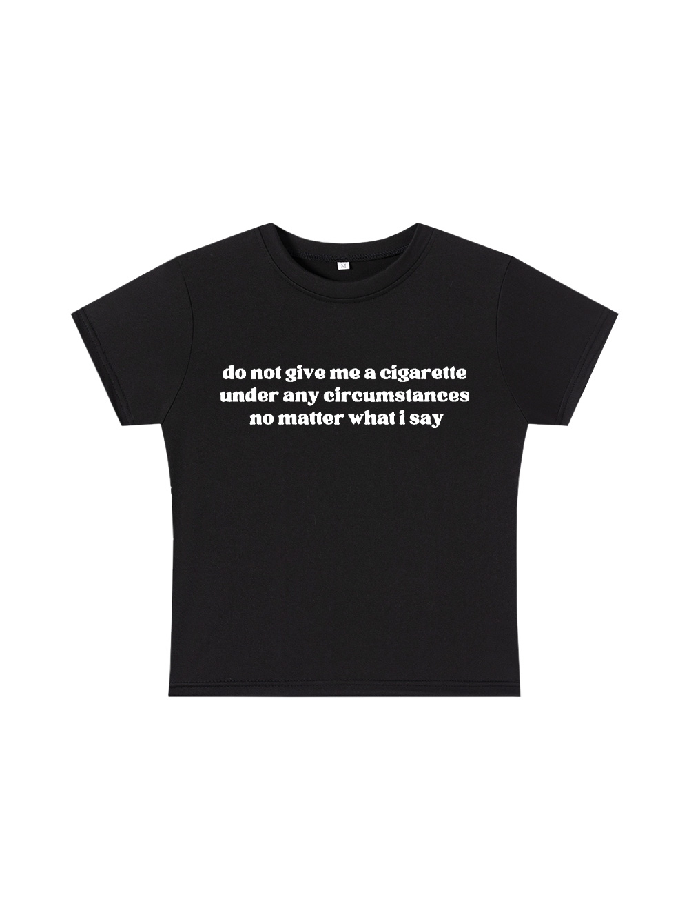  A Firm Refusal Y2K Baby Tee