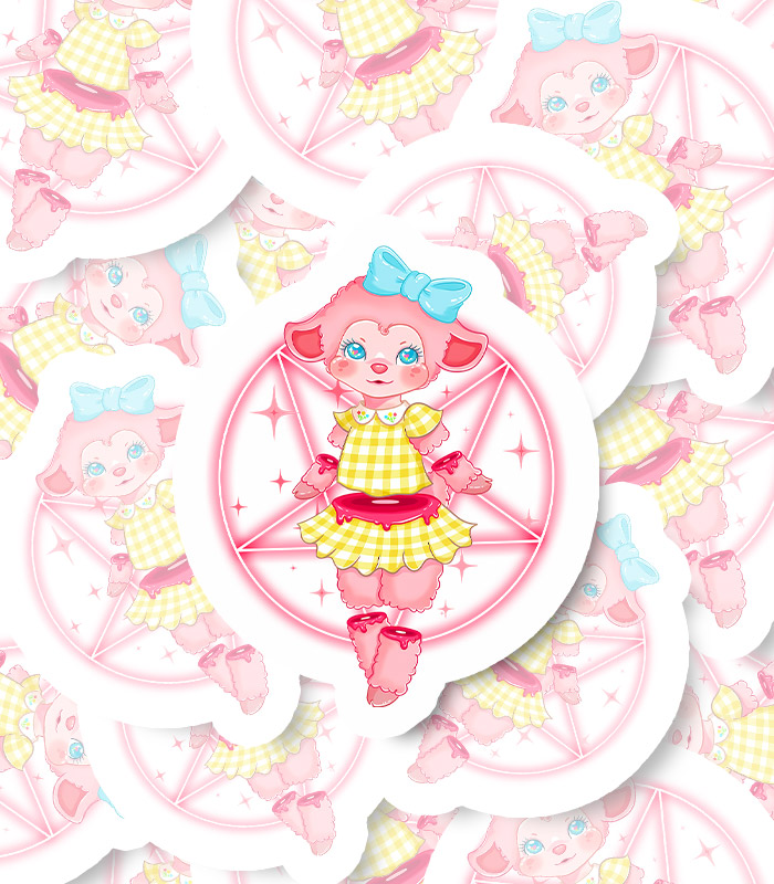 Saccharine Summoning Y2K Sticker