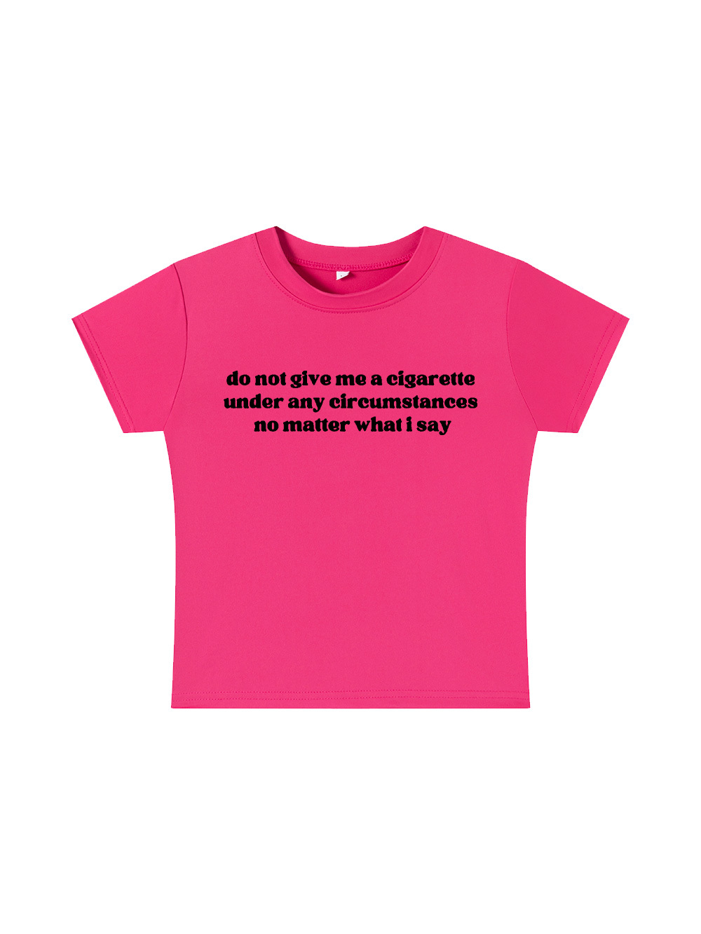  A Firm Refusal Y2K Baby Tee