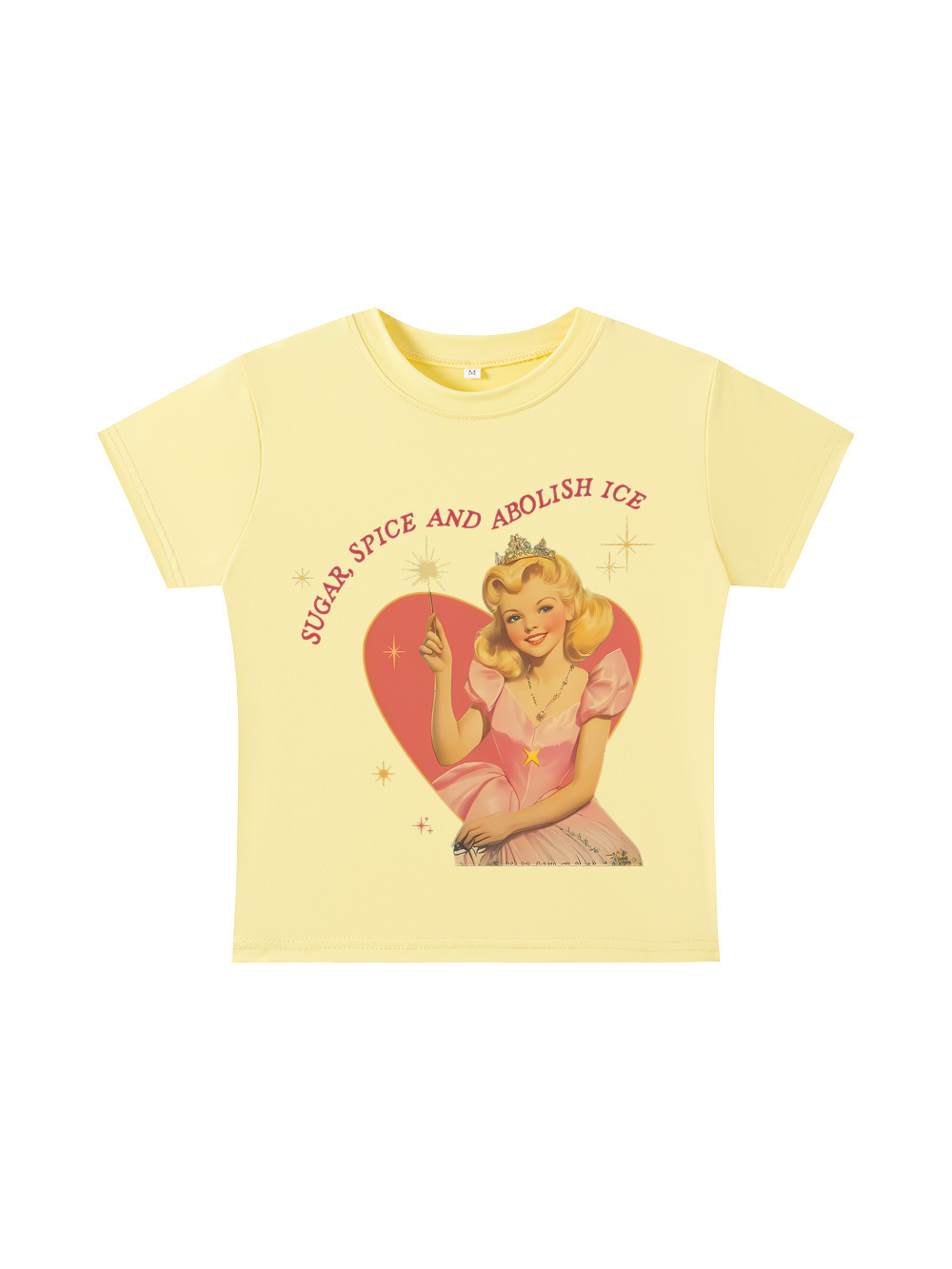 Suger, Spice And Abolish Ice Y2K Baby Tee