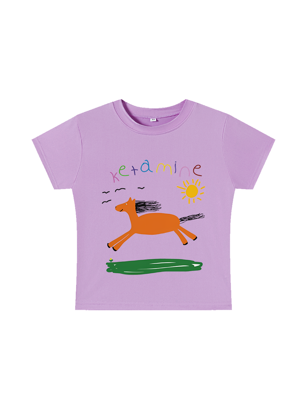 Ketamine Y2K Baby Tee