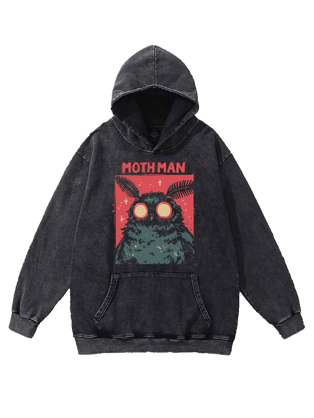 Cryptid Mothman Washed Hoodie