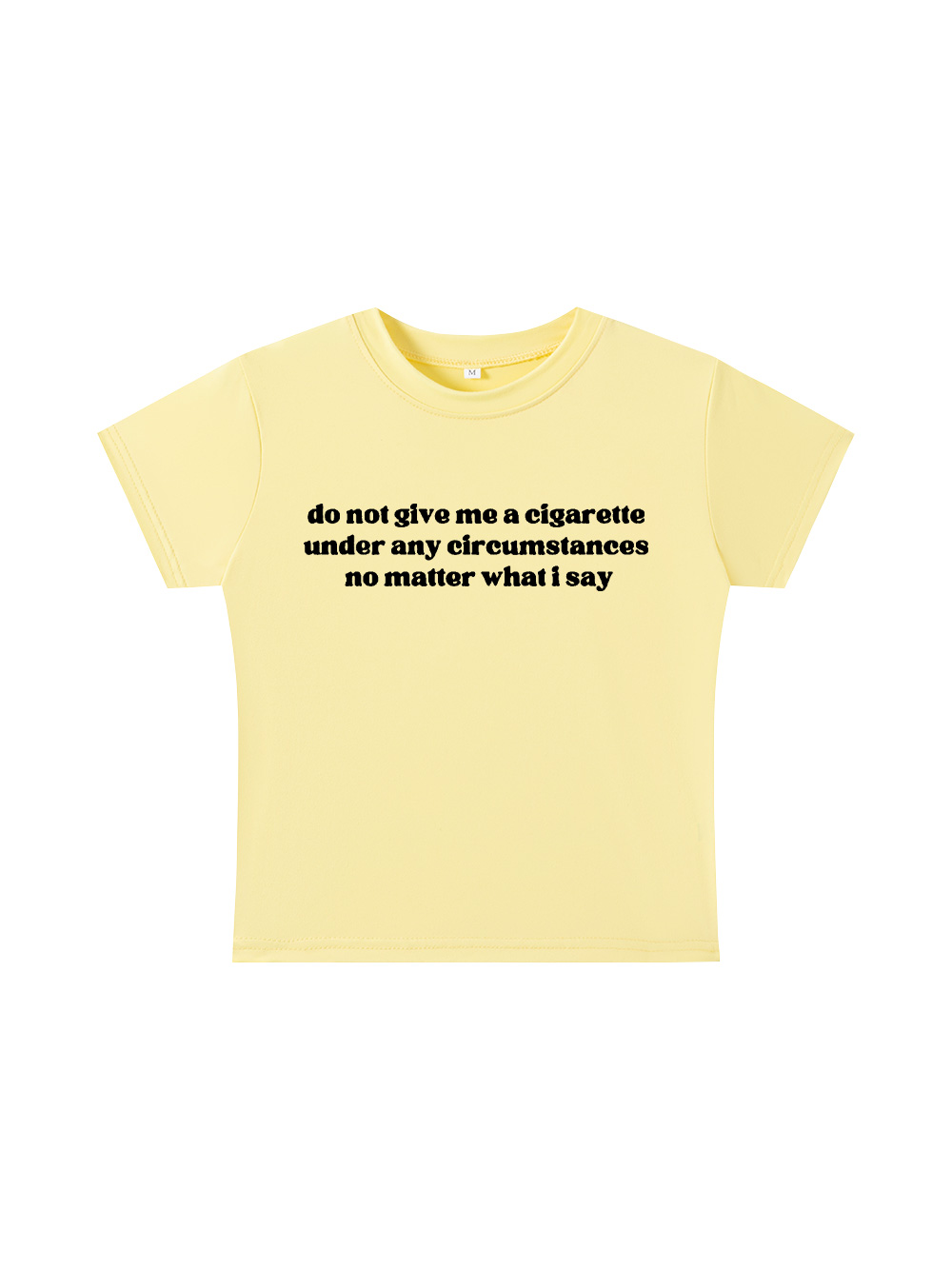  A Firm Refusal Y2K Baby Tee