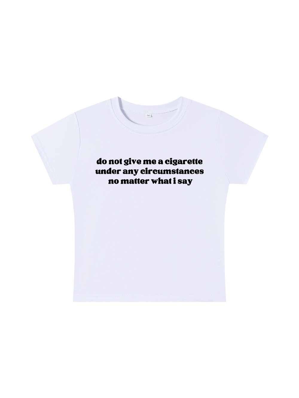  A Firm Refusal Y2K Baby Tee