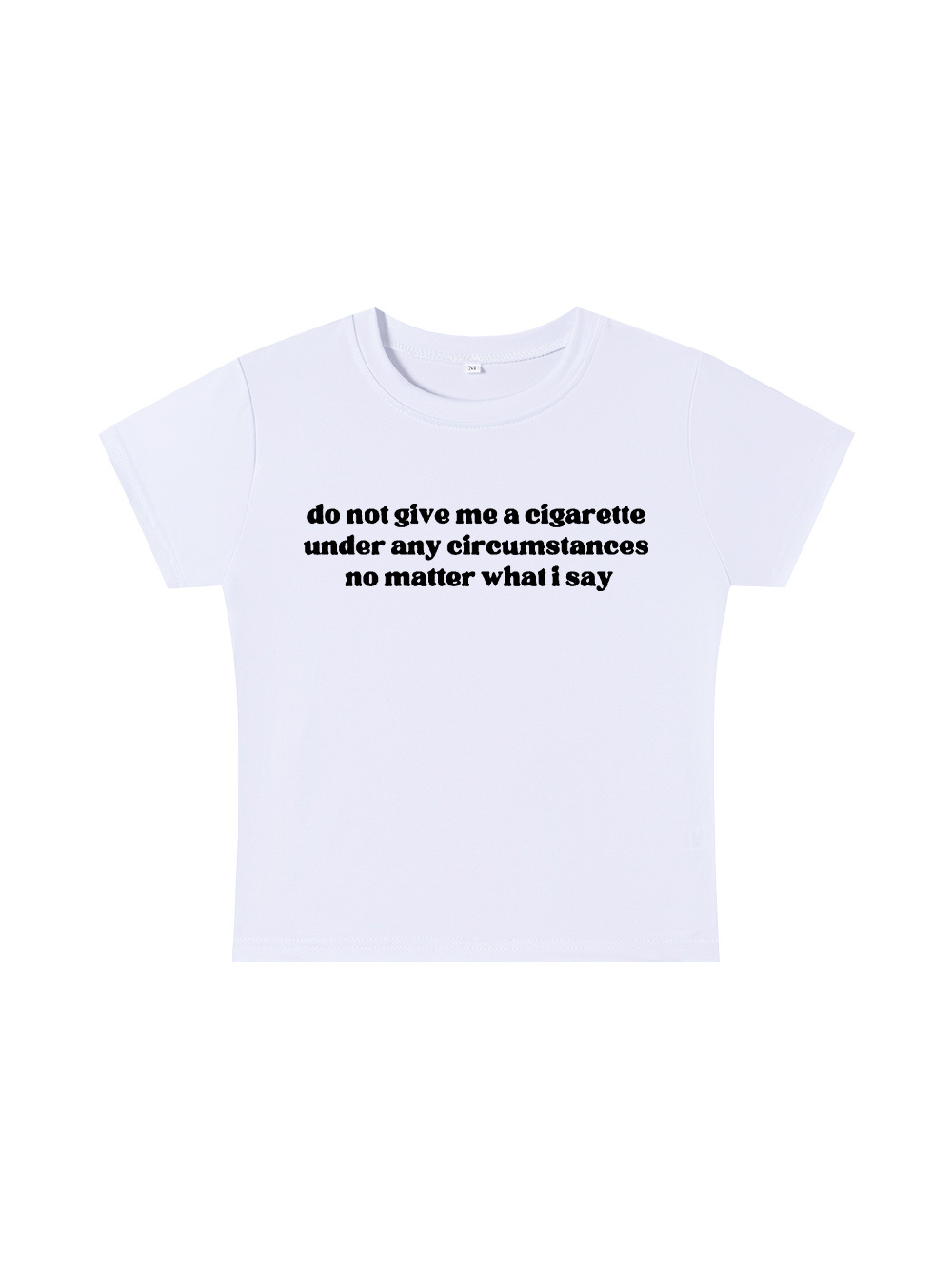 A Firm Refusal Y2K Baby Tee