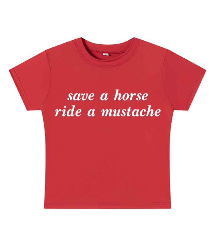  A Firm Refusal Y2K Baby Tee