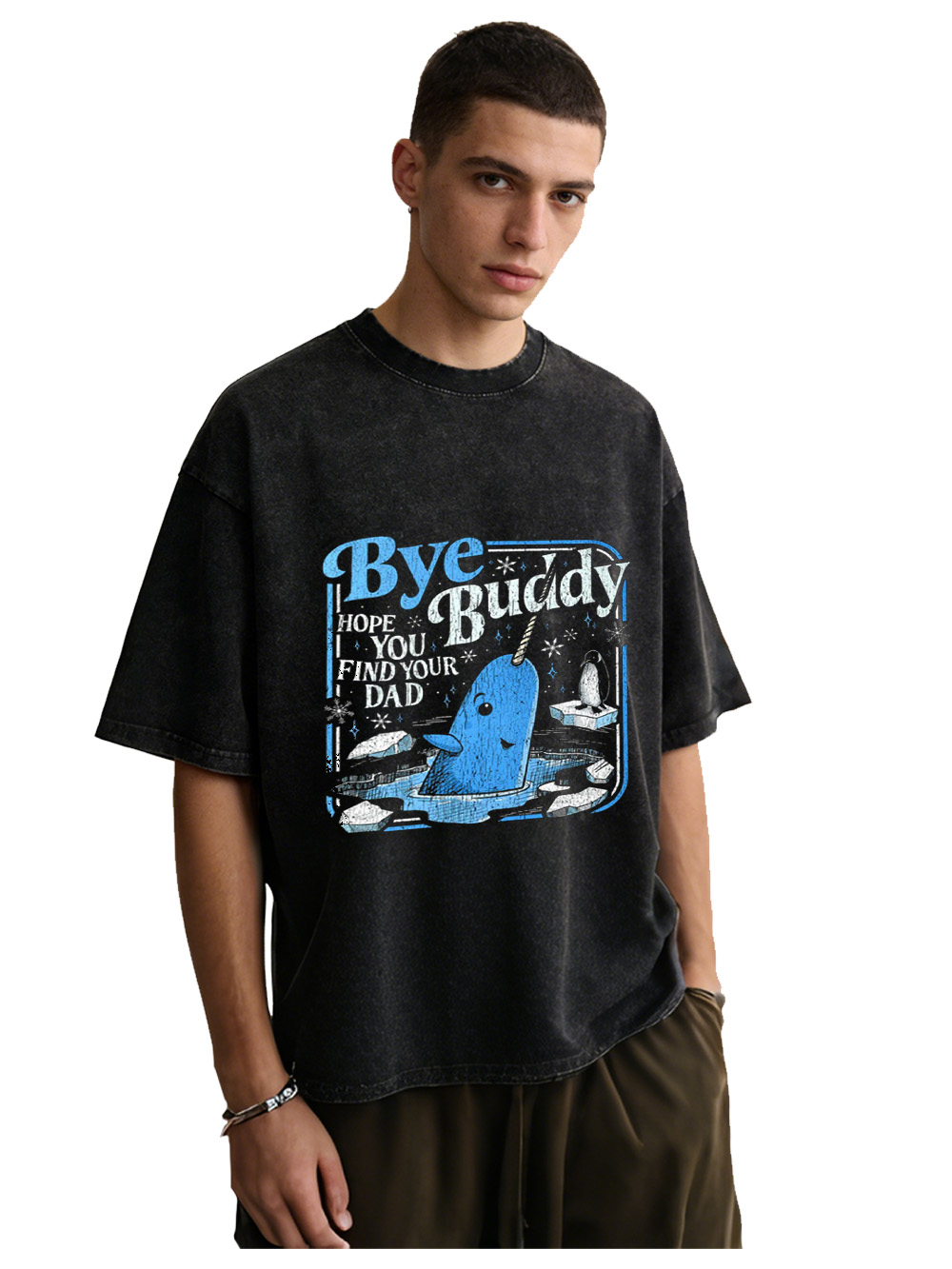 Bye Bye Buddy Washed Tshirt