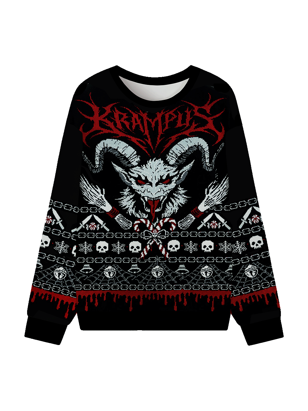 Krampus Ugly Christmas Sweatshirt