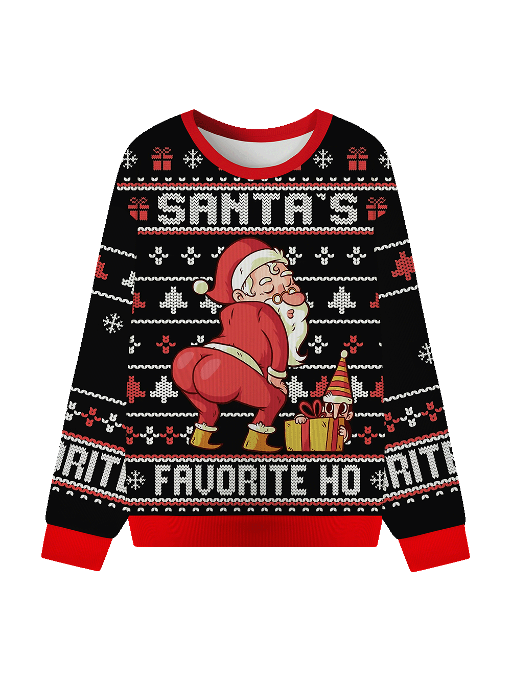 Santa's Favorite Ho Ugly Christmas Sweatshirt