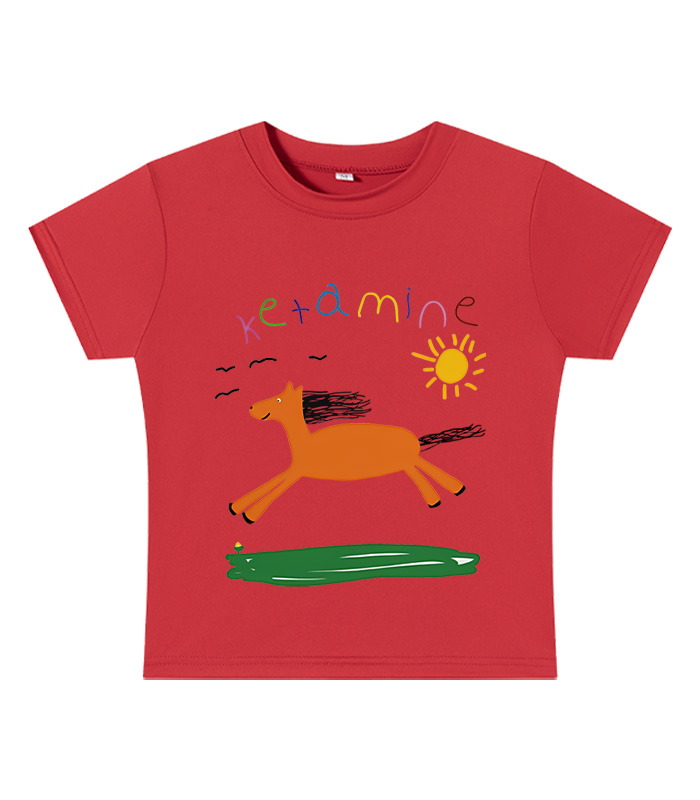 Ketamine Y2K Baby Tee