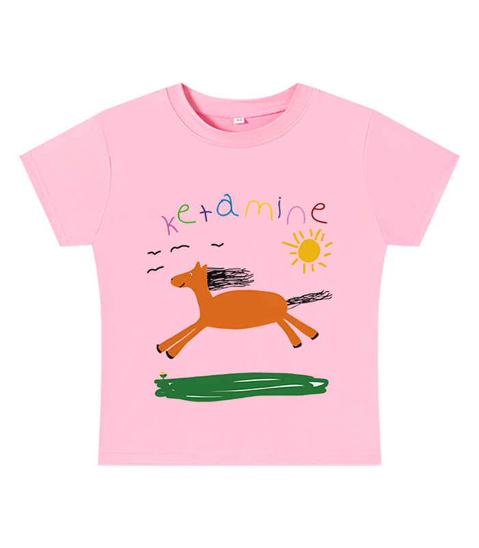 Ketamine Y2K Baby Tee