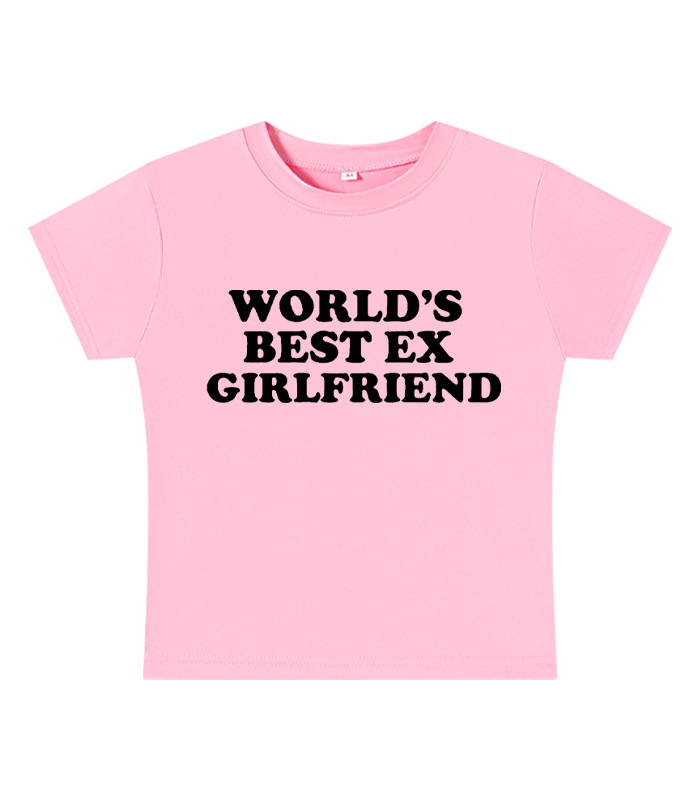 World's Best Ex Girlfriend Y2K Baby Tee