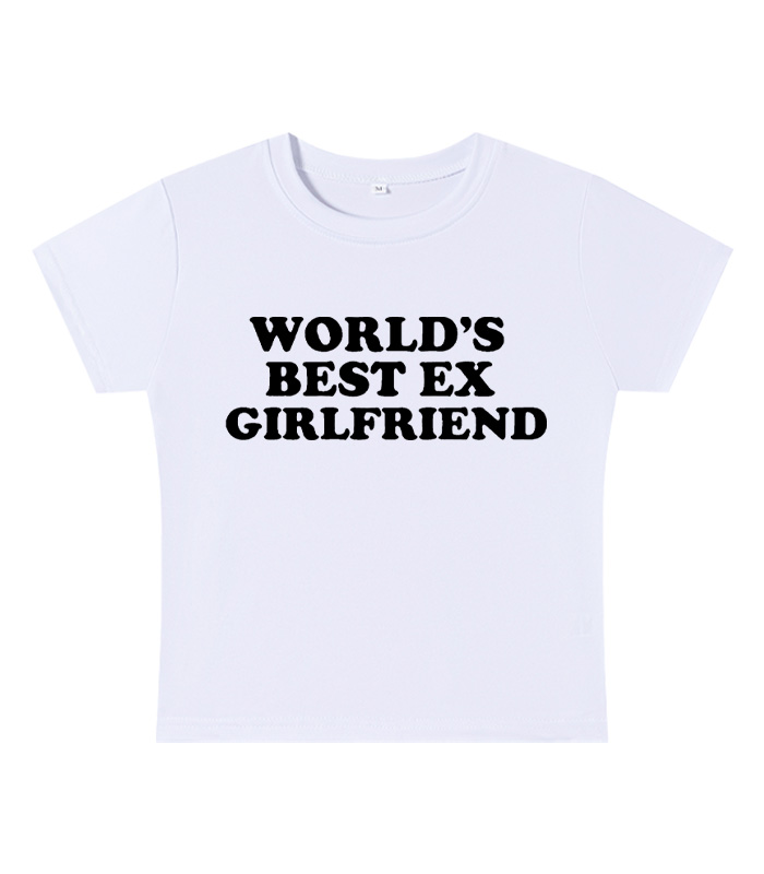 World's Best Ex Girlfriend Y2K Baby Tee