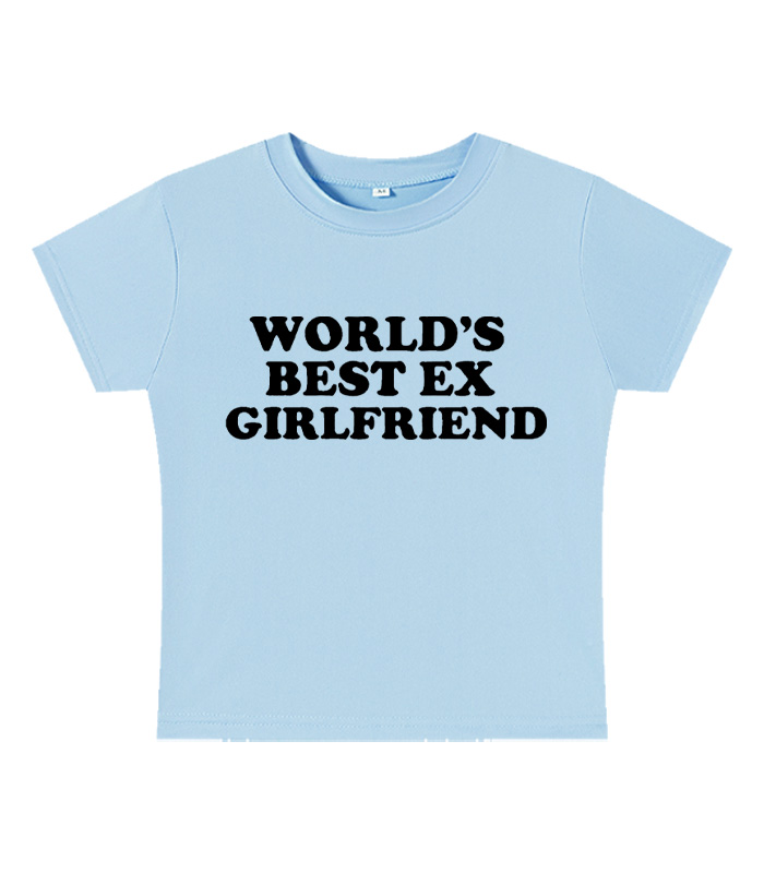 World's Best Ex Girlfriend Y2K Baby Tee