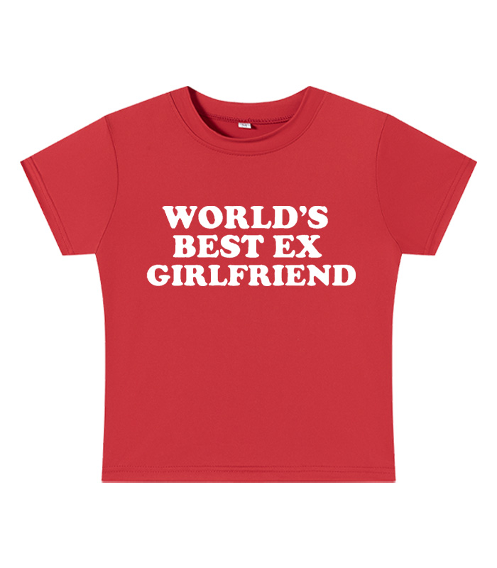 World's Best Ex Girlfriend Y2K Baby Tee