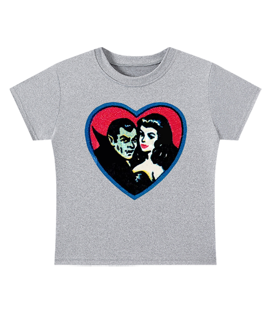 Retro Vampires Graphic Baby Tee