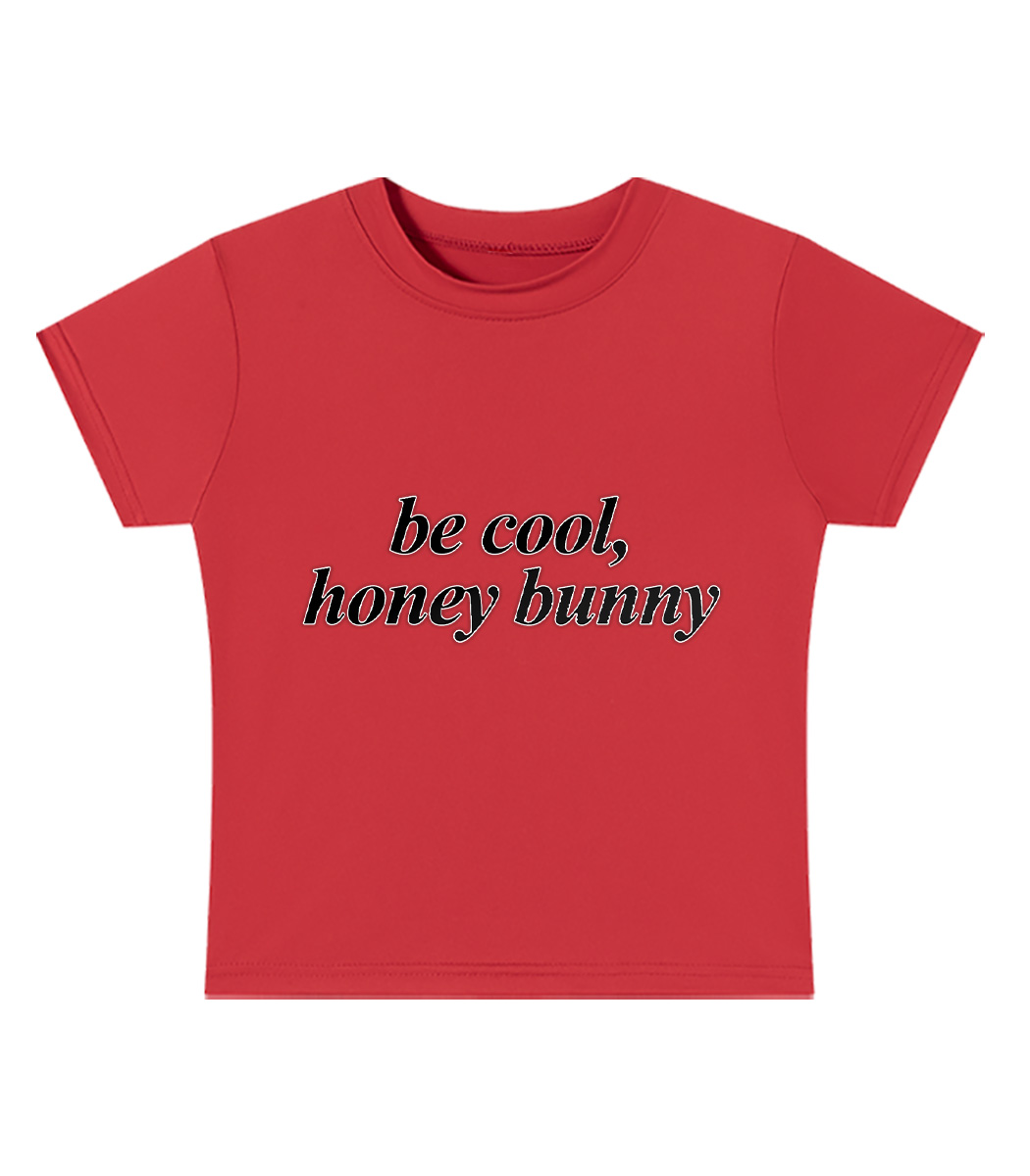 Be Cool, Honey Bunny Y2K Baby Tee