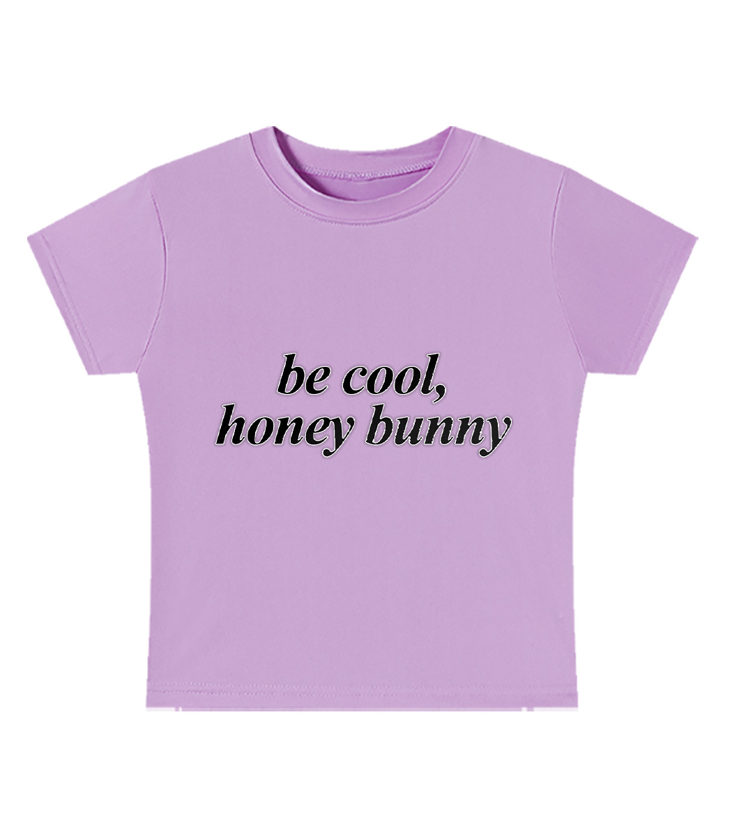 Be Cool, Honey Bunny Y2K Baby Tee
