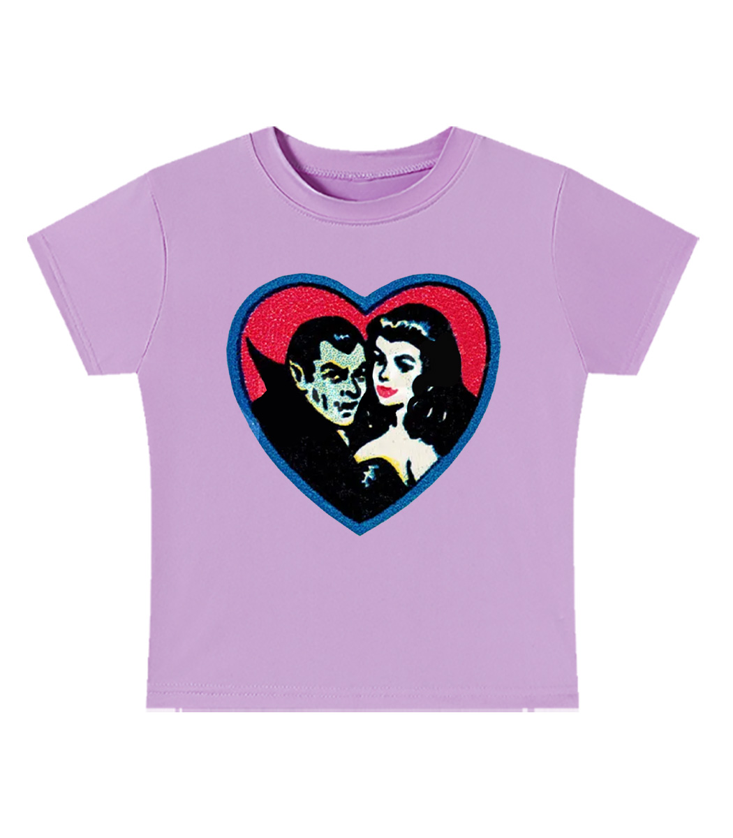 Retro Vampires Graphic Baby Tee