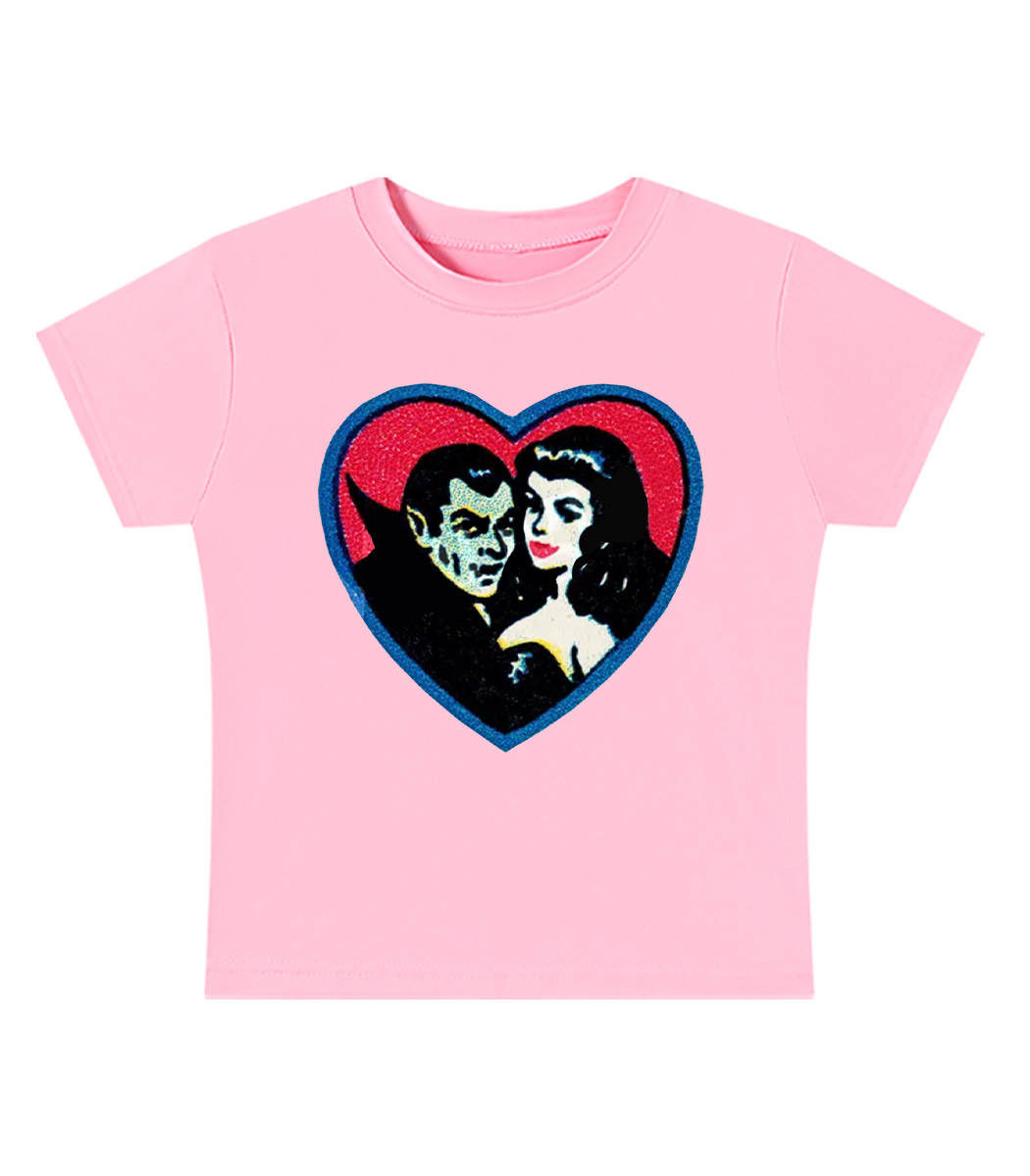 Retro Vampires Graphic Baby Tee