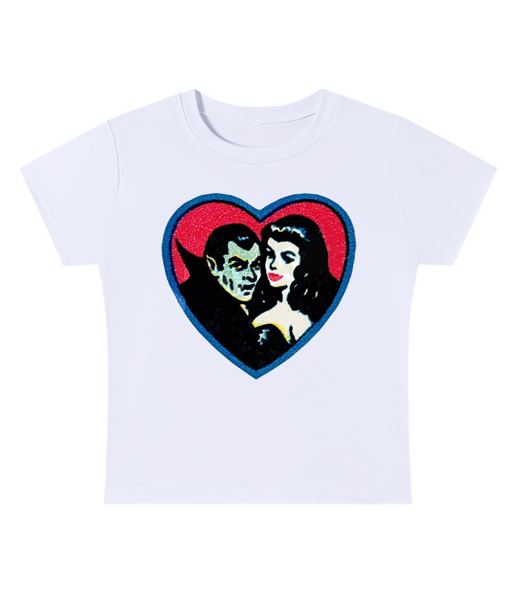 Retro Vampires Graphic Baby Tee