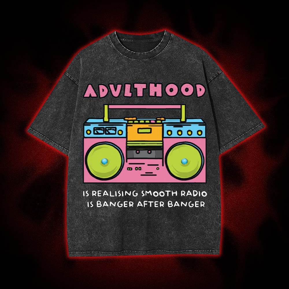 Adulthood Washed Tshirt