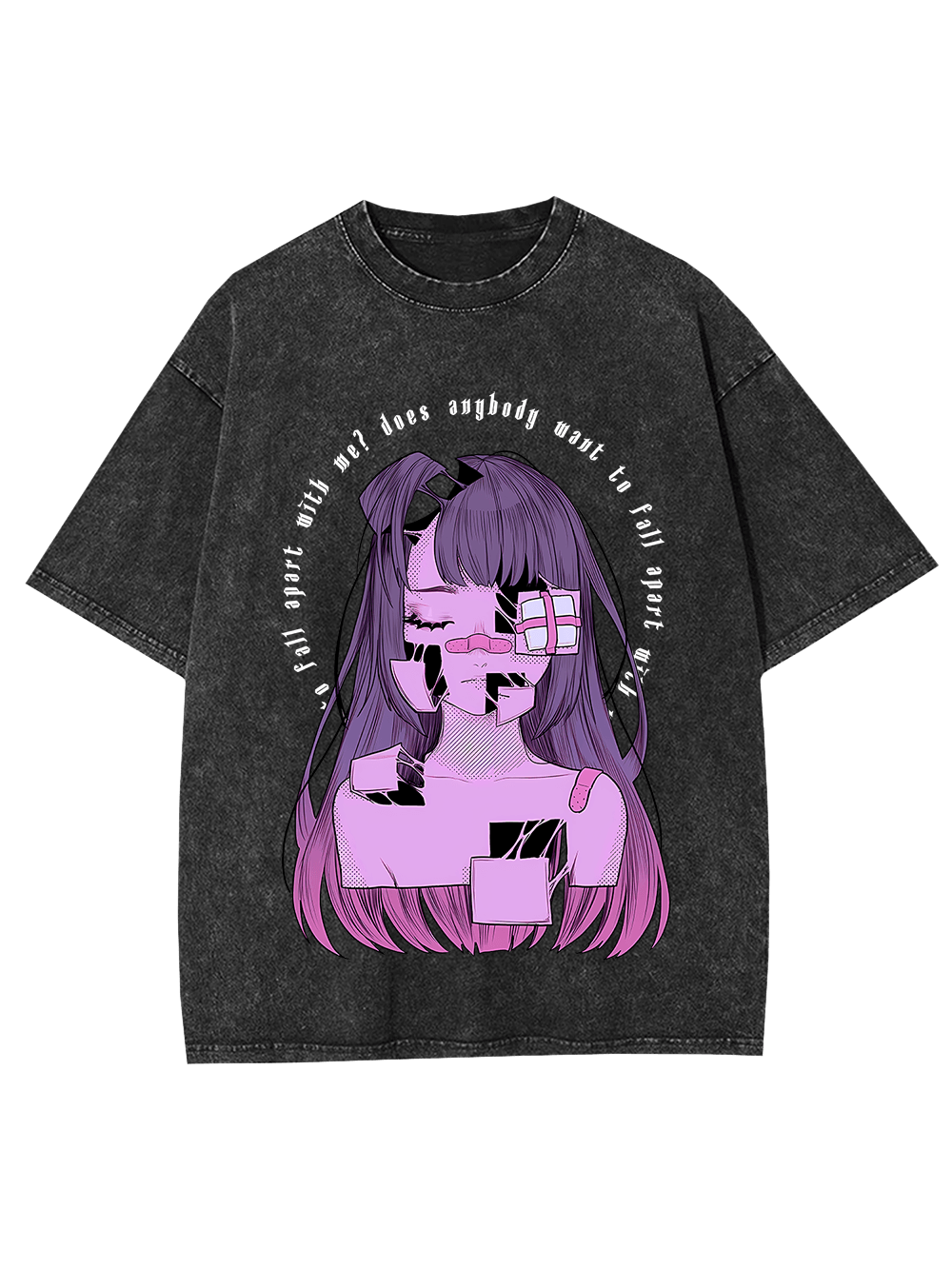 FRAGMENTED EMOTIONS WASHED TSHIRT