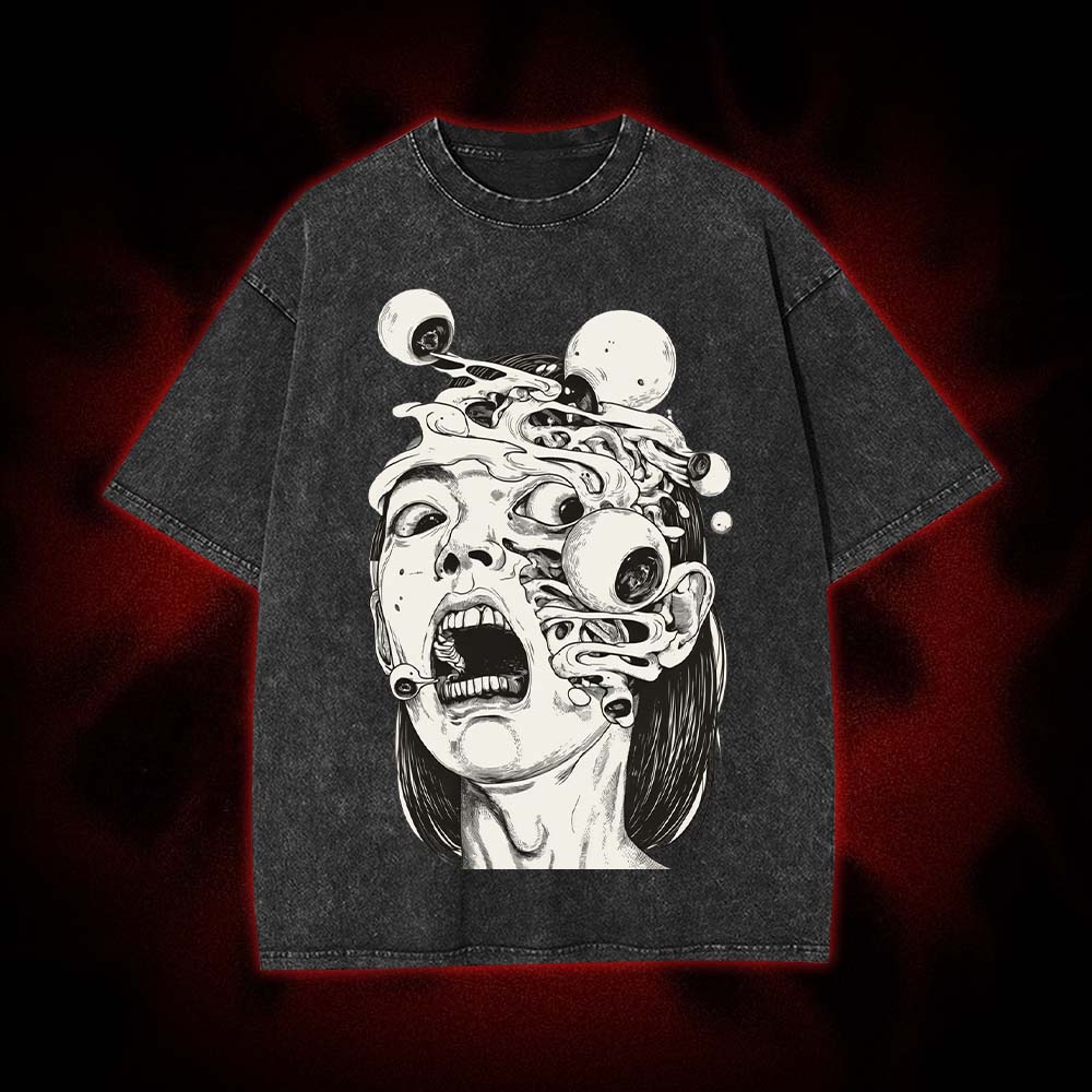 Melting Gaze Washed Tshirt