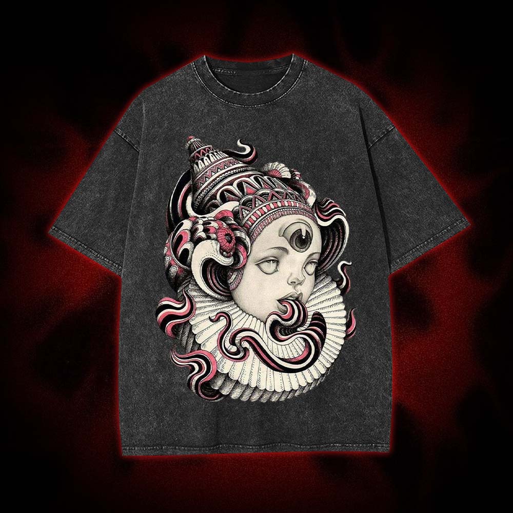 Third Eye Jester Washed Tshirt