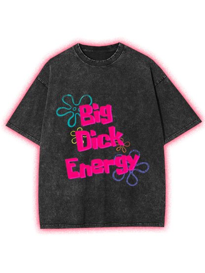 Big Di*k Energy Y2K Washed Tee