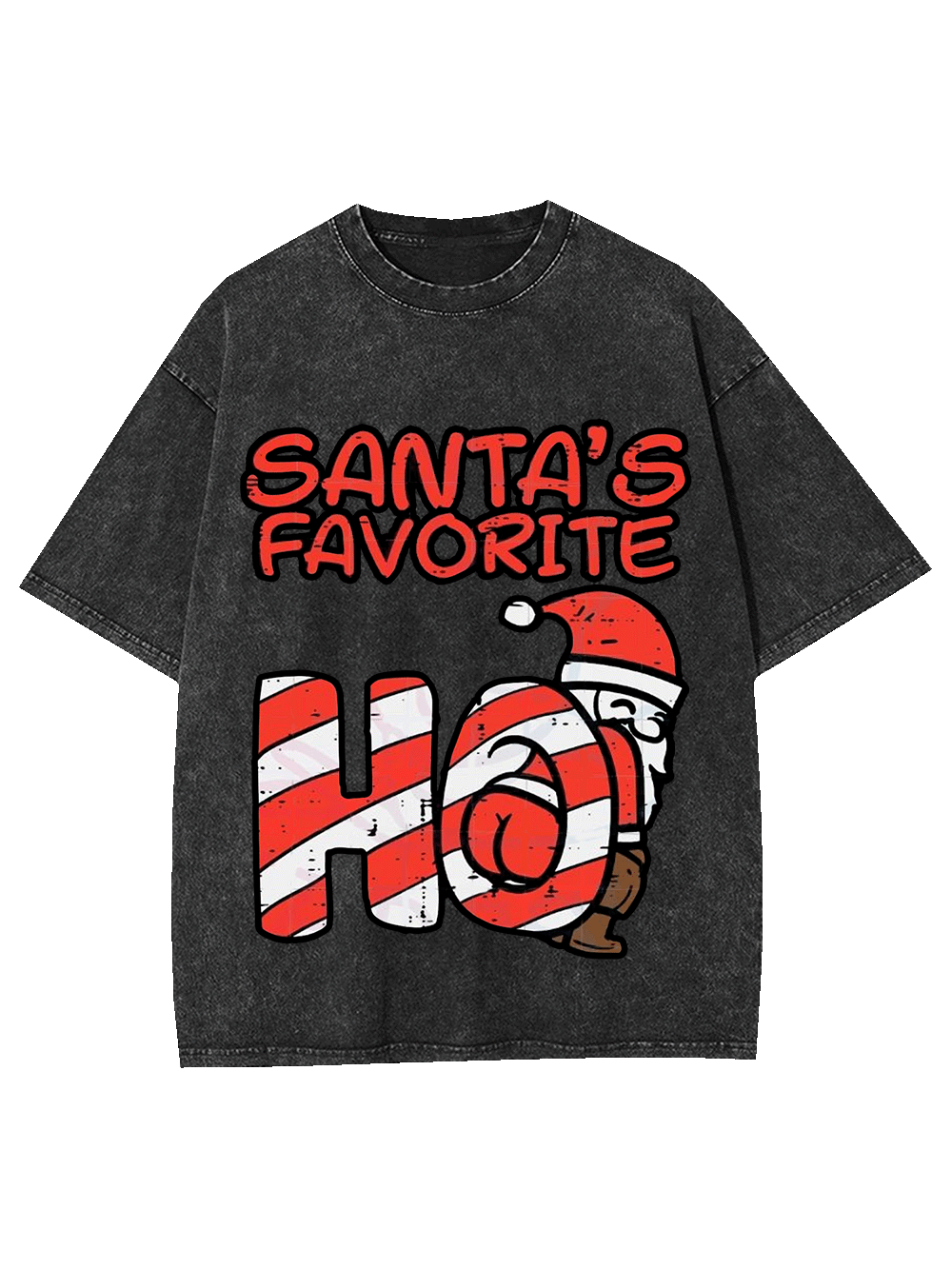 Santa's Favorite Washed Tshirt