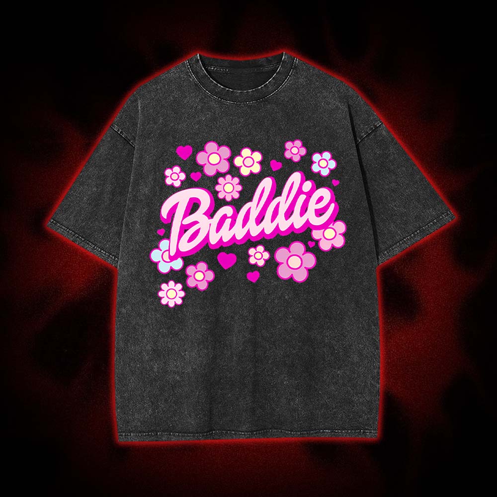 Baddie Washed Washed Tshirt