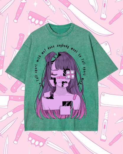FRAGMENTED EMOTIONS WASHED TSHIRT