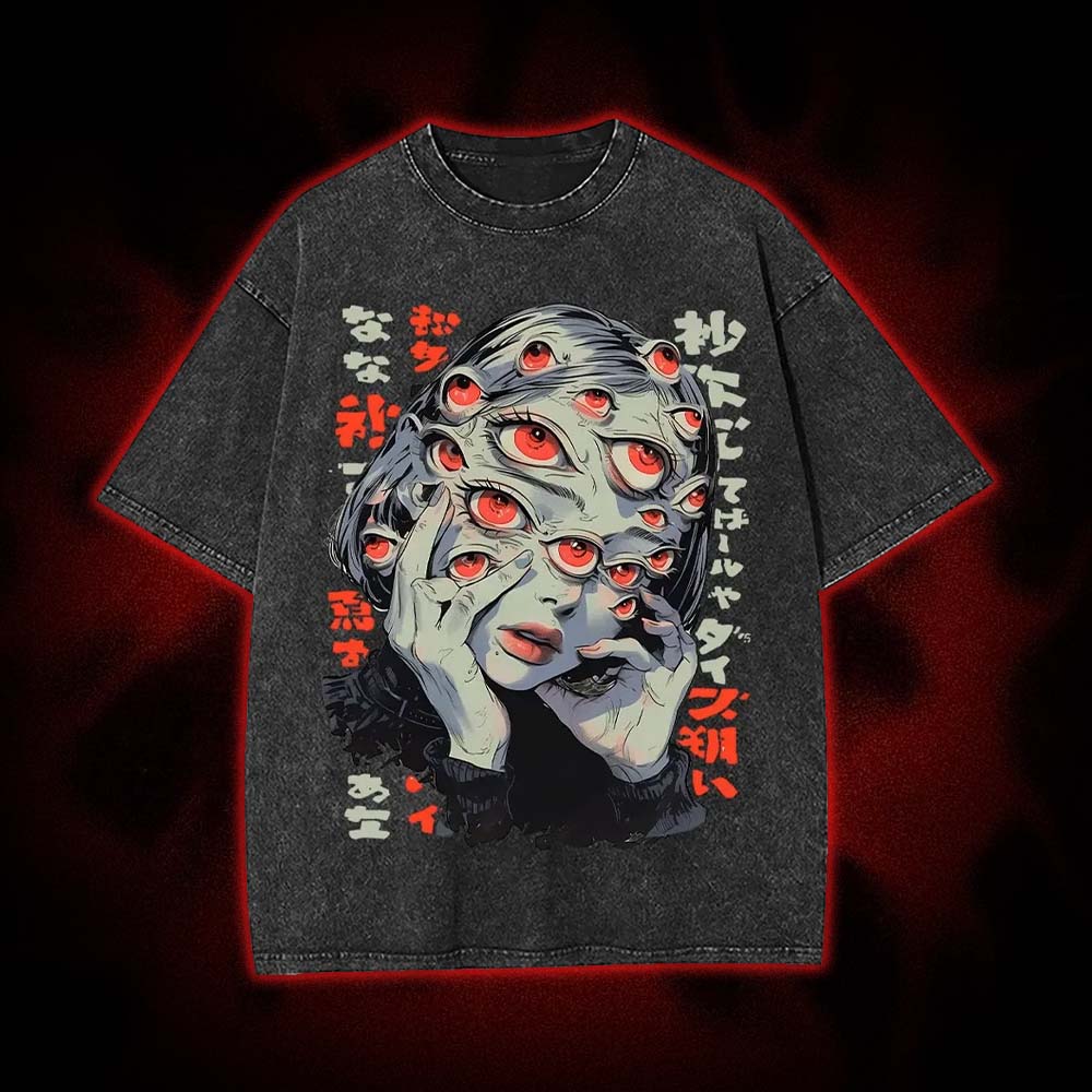 Thousand Eyes Gaze Washed Tshirt