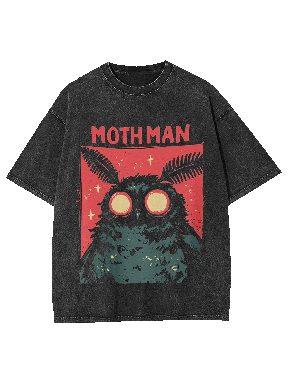 Cryptid Mothman Washed Tshirt