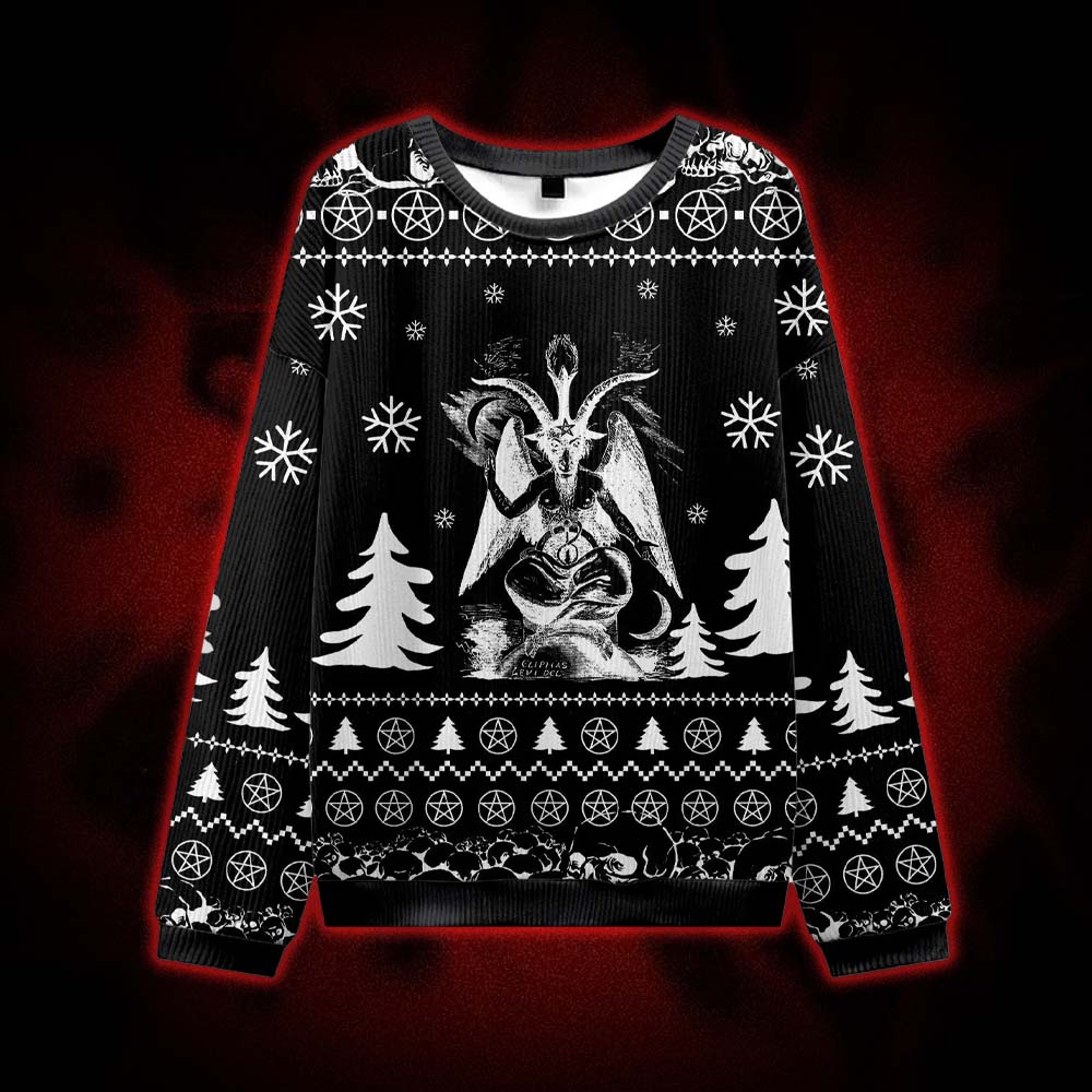 GOAT UGLY CHRISTMAS SWEATSHIRT