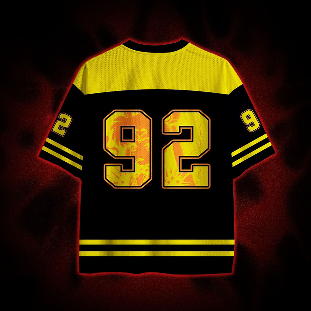 Punk Moon Washed Tshirt Mesh Jersey