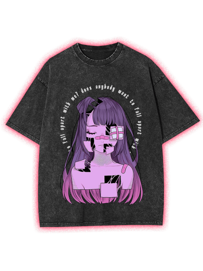 FRAGMENTED EMOTIONS WASHED TSHIRT