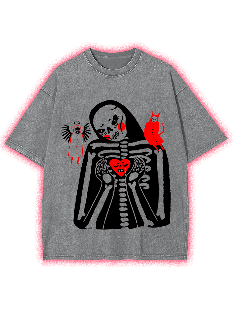 FRAGMENTED EMOTIONS WASHED TSHIRT