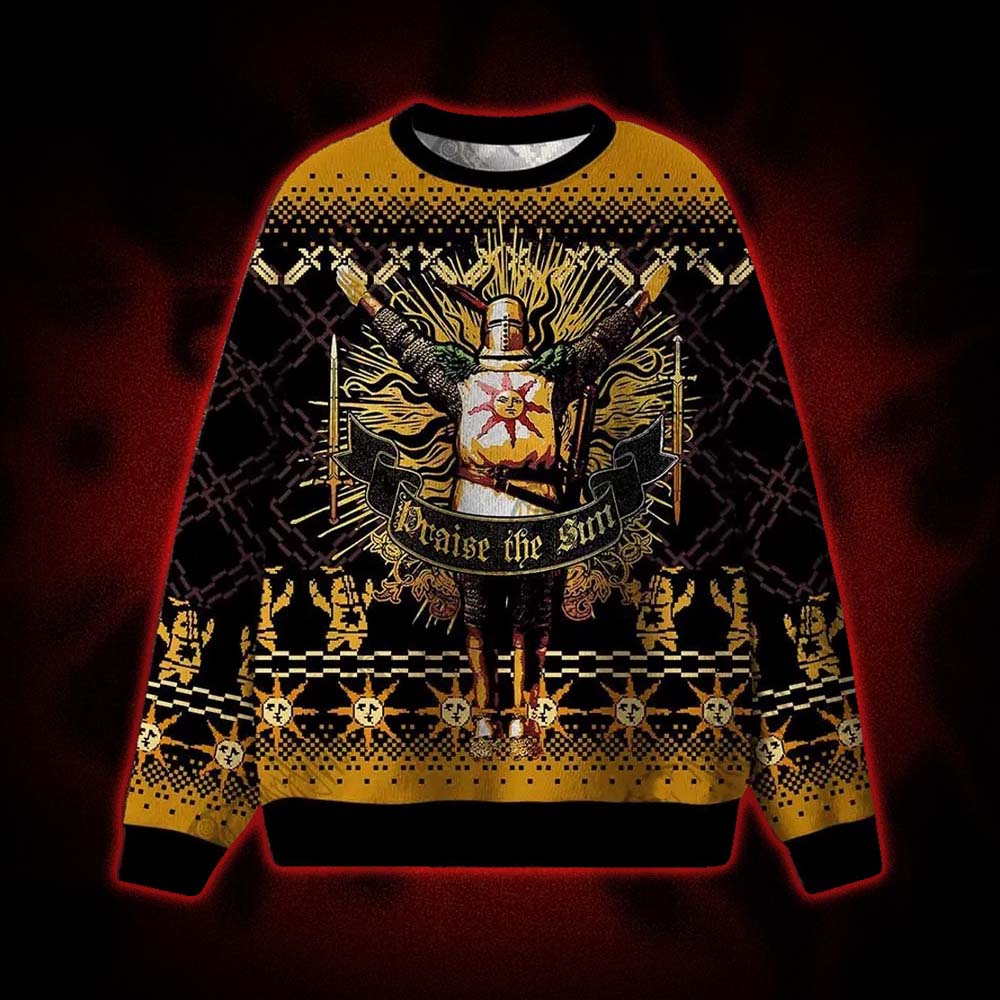Praise the Sun Ugly Sweatshirts