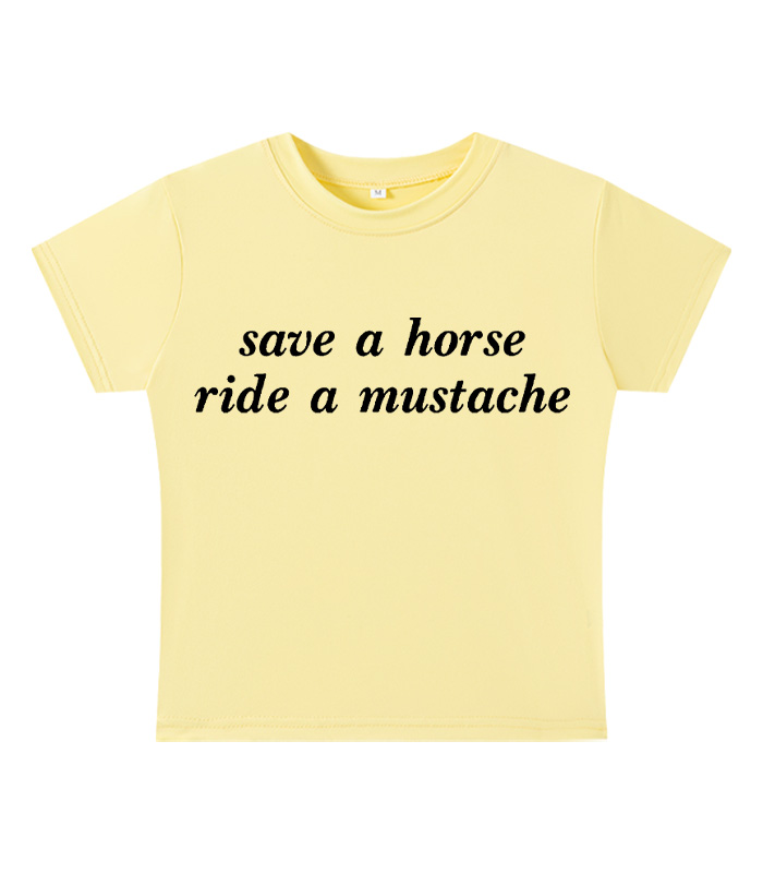  A Firm Refusal Y2K Baby Tee