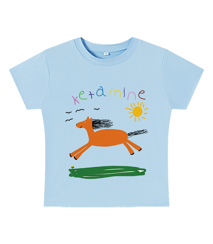 Ketamine Y2K Baby Tee