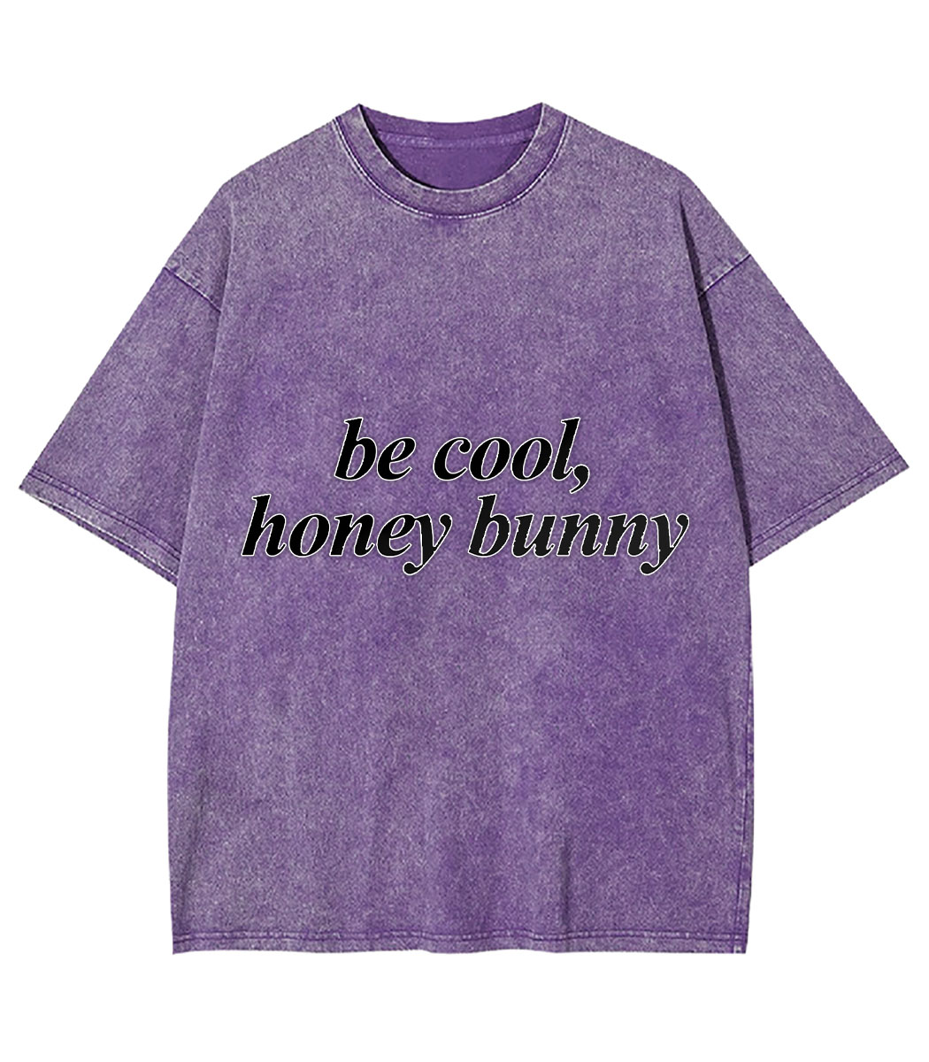 Be Cool, Honey Bunny Y2K Washed Tee