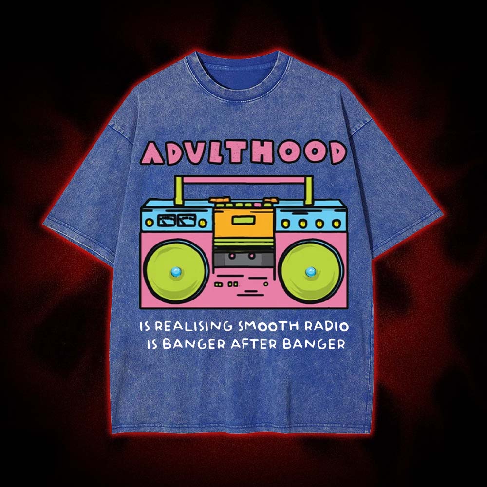 Adulthood Washed Tshirt