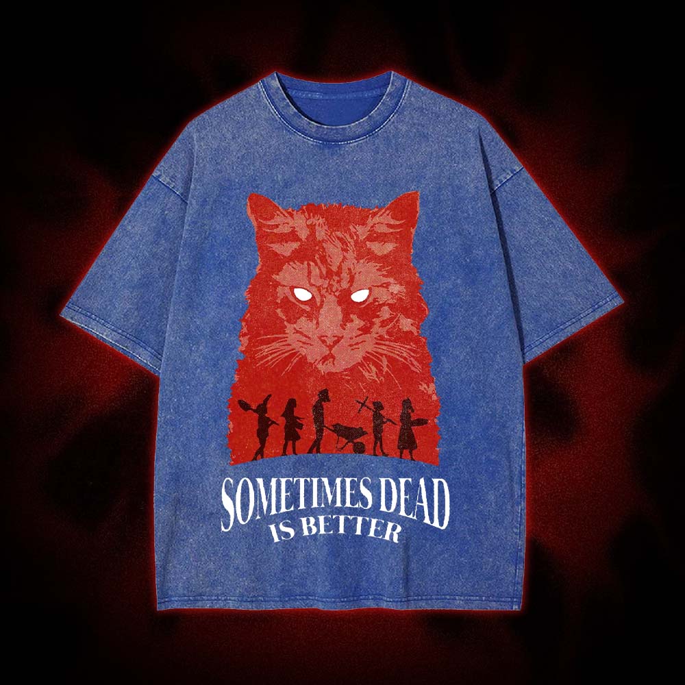 Dead Cat Wisdom Washed Tshirt