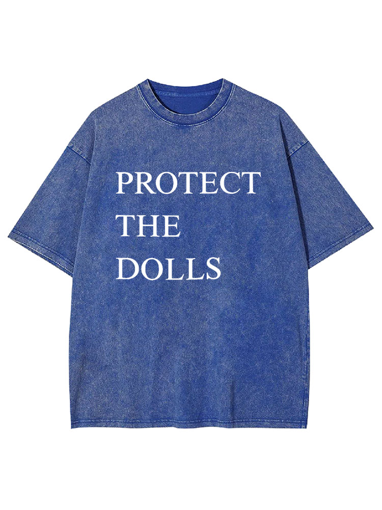 Protect The Dolls Y2K Washed Tee