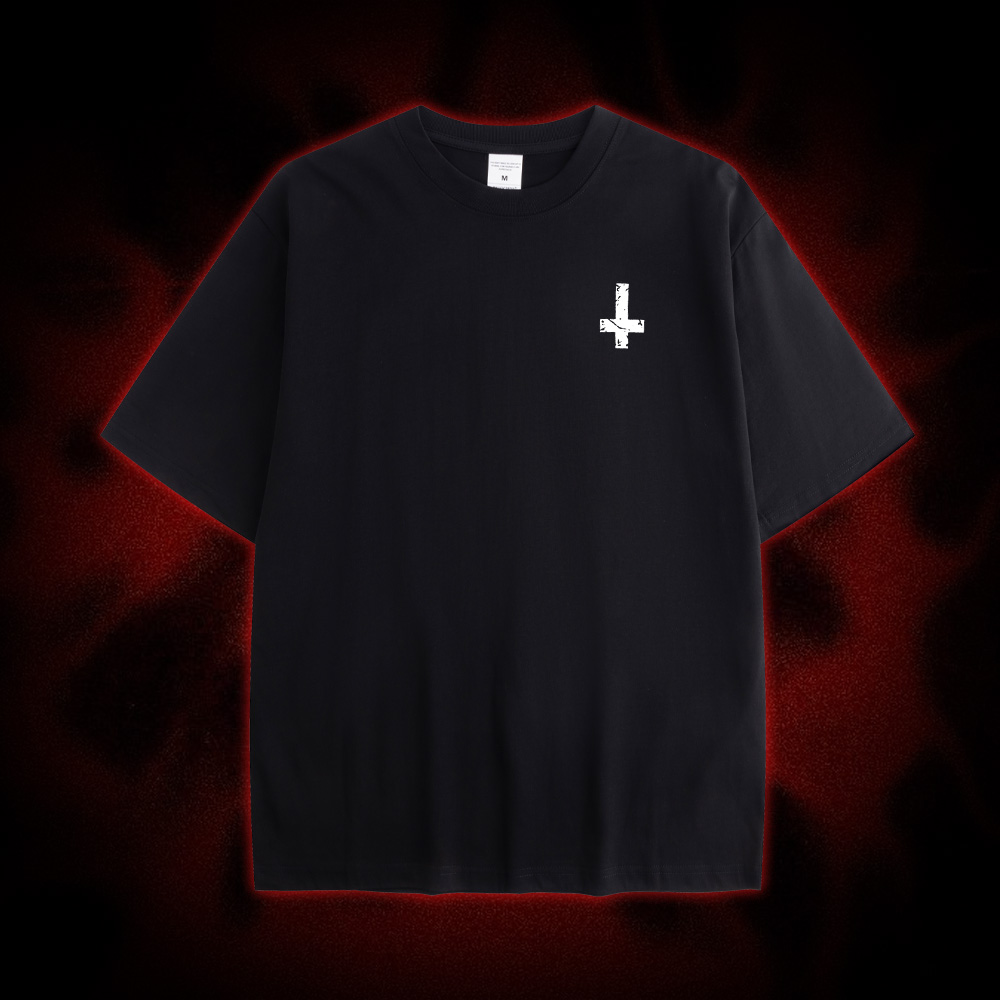 Funny Unholy Drug Nun Double Sided Print Washed Tshirt