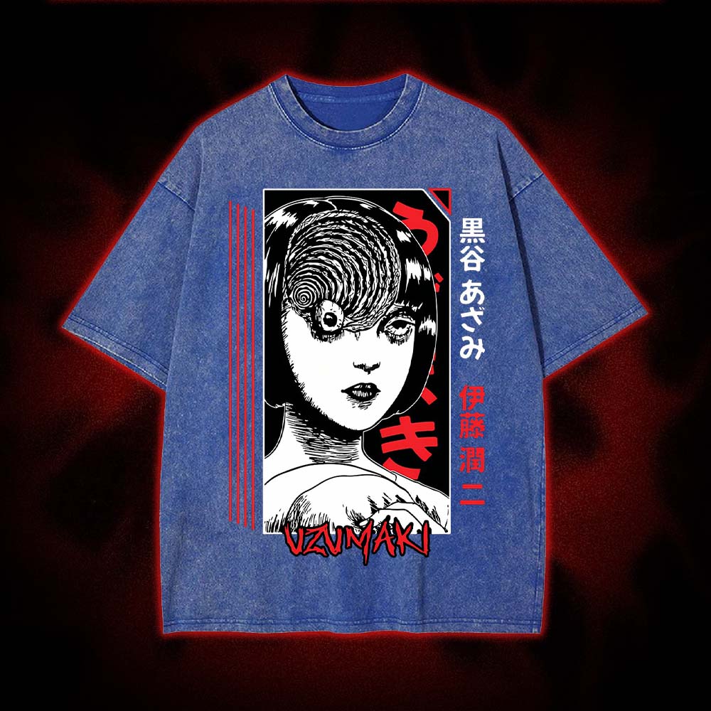 Uzumaki Gaze Washed Tshirt