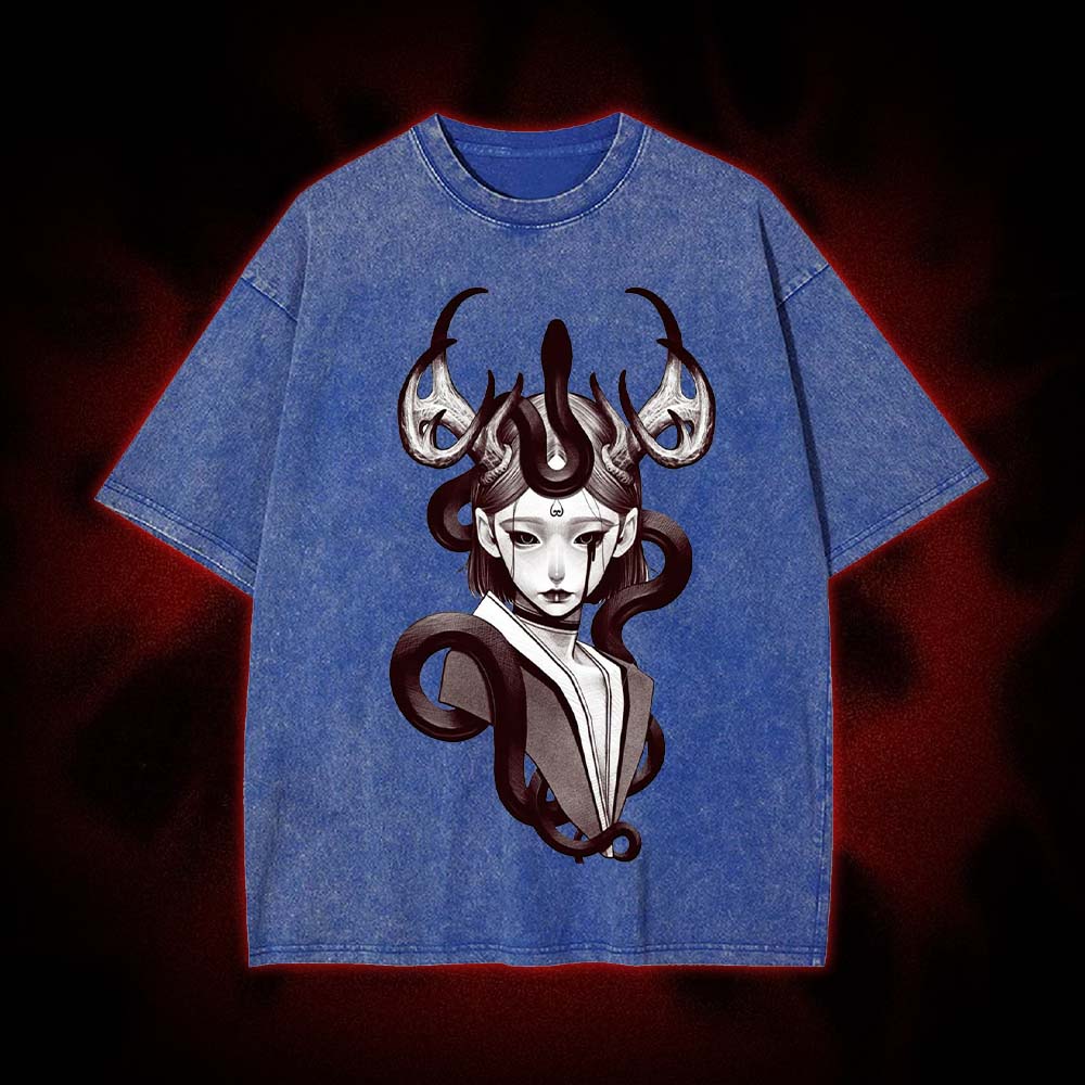 Serpent Tears Washed Tshirt